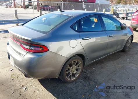 2013 Dodge Dart Rallye z USA, uszkodzony, nr VIN 1C3CDFBH0DD176797